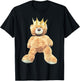 King Crown Teddy Bear T-Shirt - T-Shirt | Black