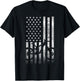 Mountain Bike 4th of July - Independence Day Patriot Flag Men T-Shirt - T-Shirt | Black