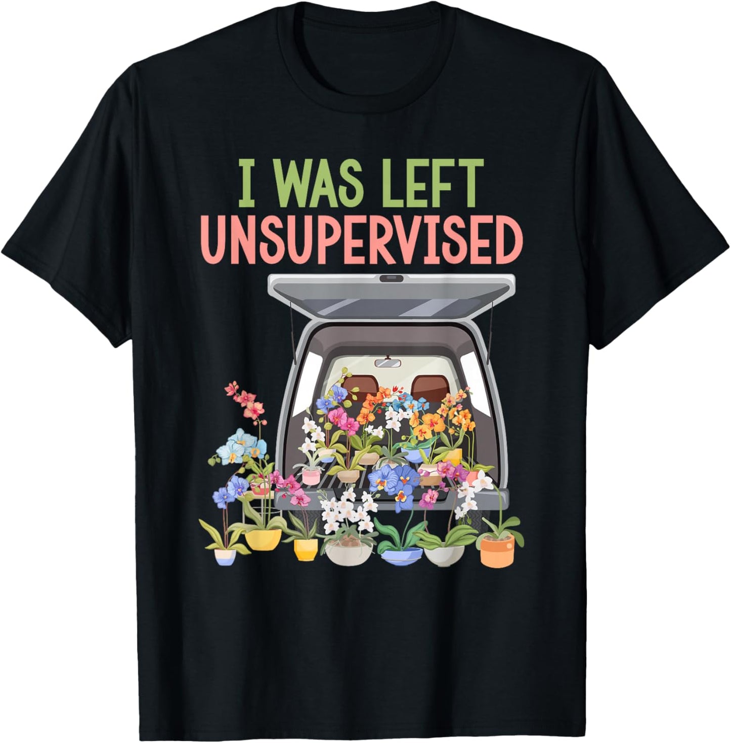 Orchids Funny Orchid Whisperer Orchid Grower Orchid Flower T-Shirt - T-Shirt | Black