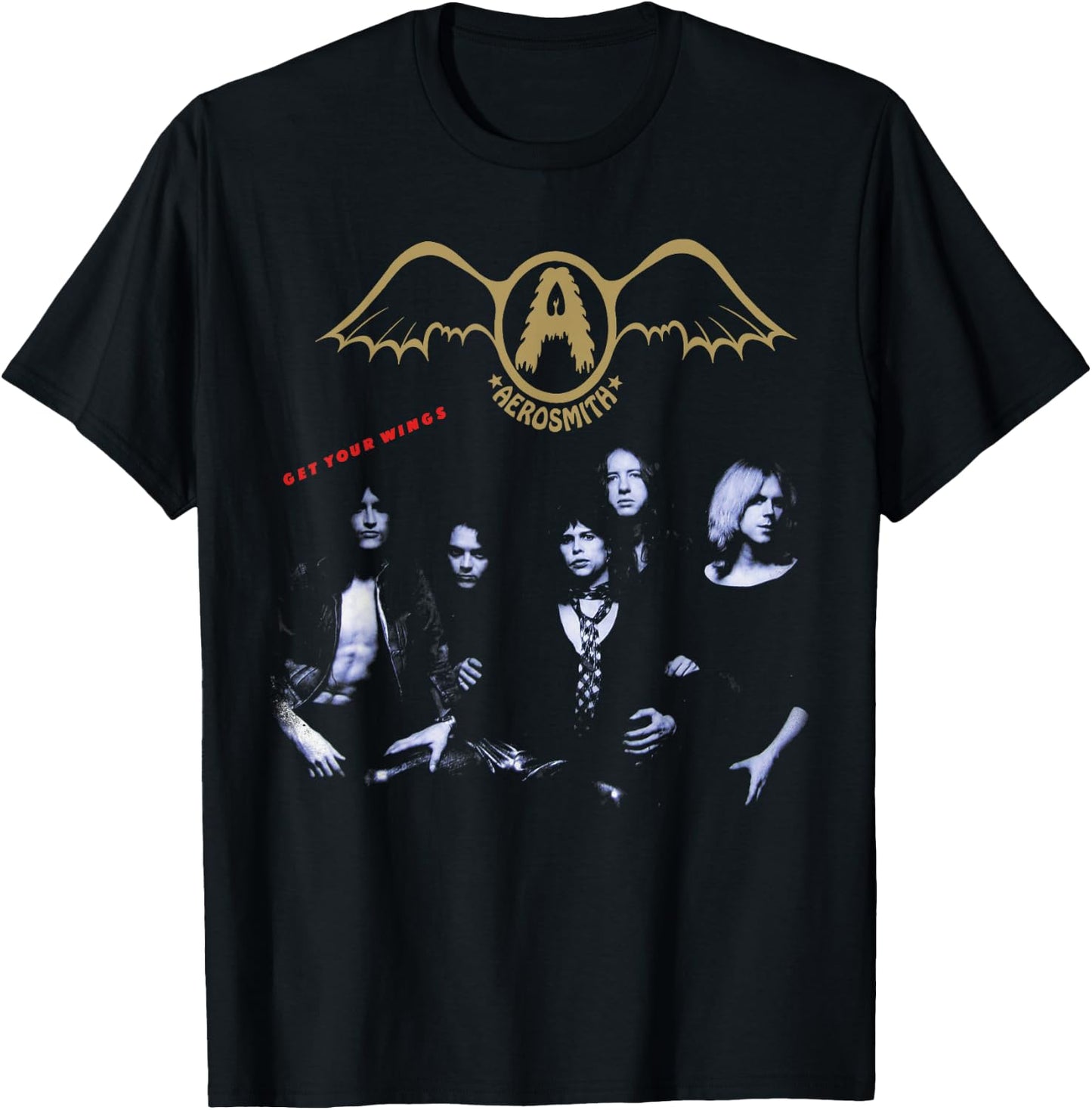 Aerosmith - Get Your Wings T-Shirt - T-Shirt | Black