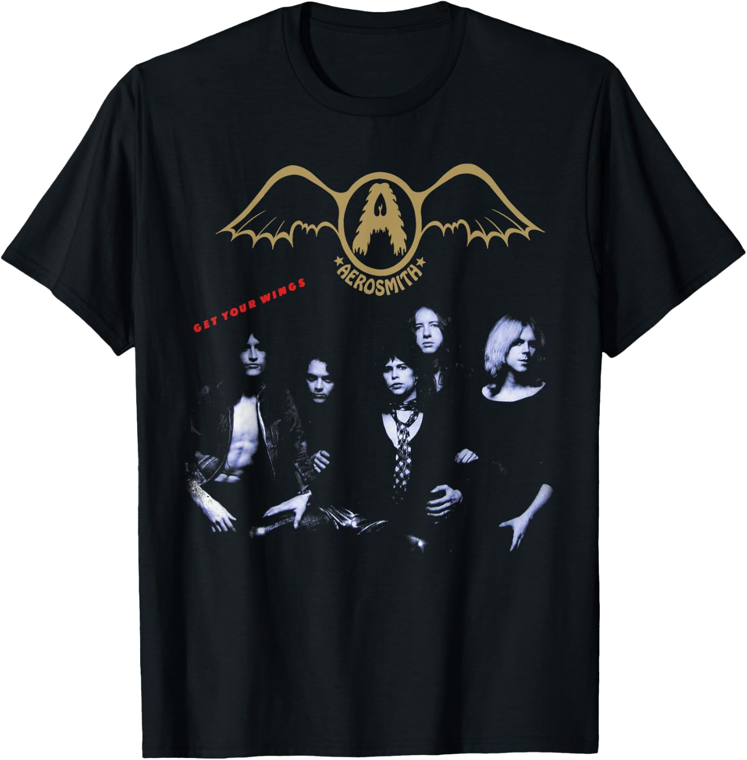 Aerosmith - Get Your Wings T-Shirt - T-Shirt | Black