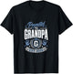 Promoted Grandpa Est 2026 First Time Grandparent T-Shirt - T-Shirt | Black