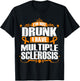 Multiple Sclerosis Shirt - I'm Not Drunk I Have MS T-Shirt - T-Shirt | Black