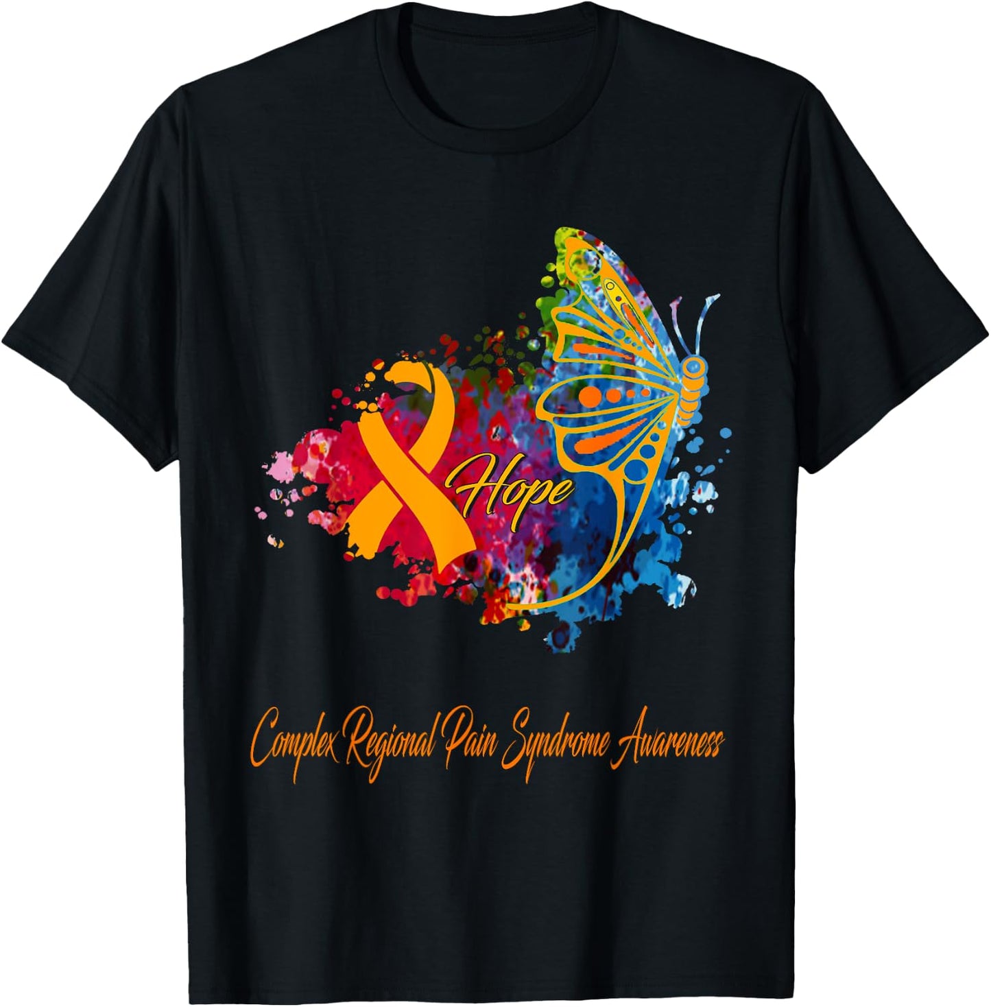 Complex Regional Pain Syndrome Awareness T-Shirt - T-Shirt | Black