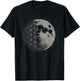 Sacred Geometry Moon Flower of Life Psychedelic Goa LSD DMT T-Shirt - T-Shirt | Black