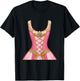 Halloween Women Girls Dress Princess Costume T-Shirt - T-Shirt | Black