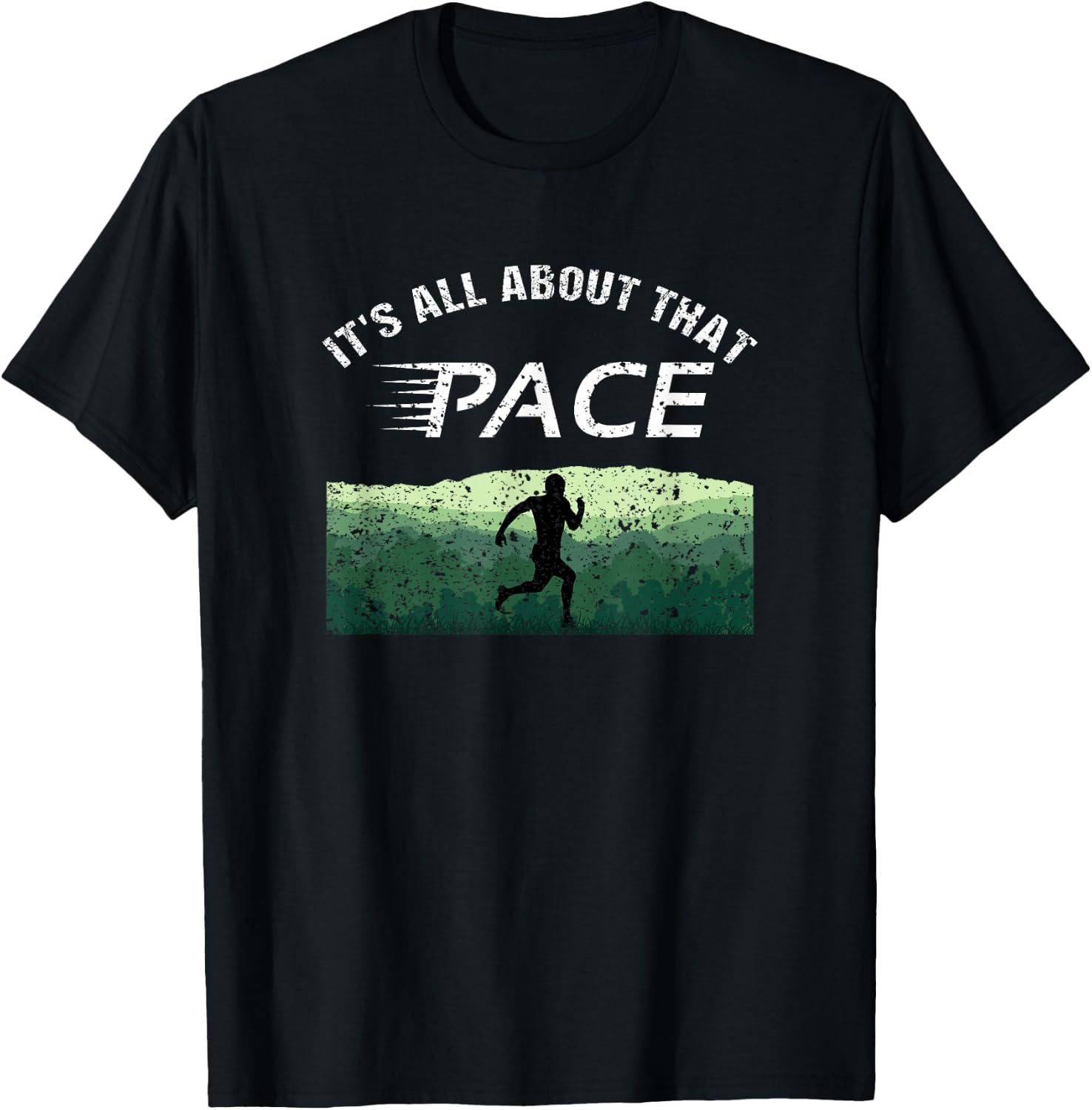 Cross Country Running for Boys, Men and Youth T-Shirt - T-Shirt | Black