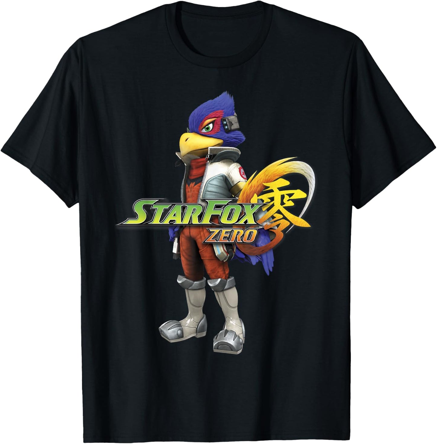 Nintendo Star Fox Zero Falco Logo T-Shirt - T-Shirt | Black