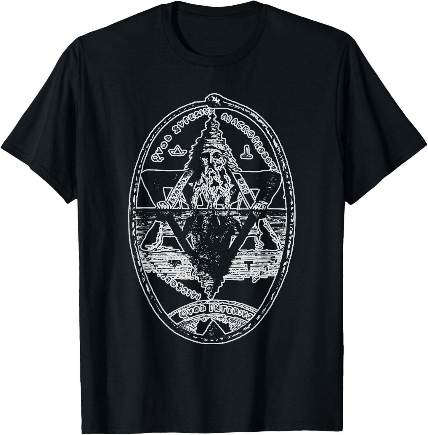 Hermes Trismegistus as Above so Below Hermetic Magic T-Shirt - T-Shirt | Black