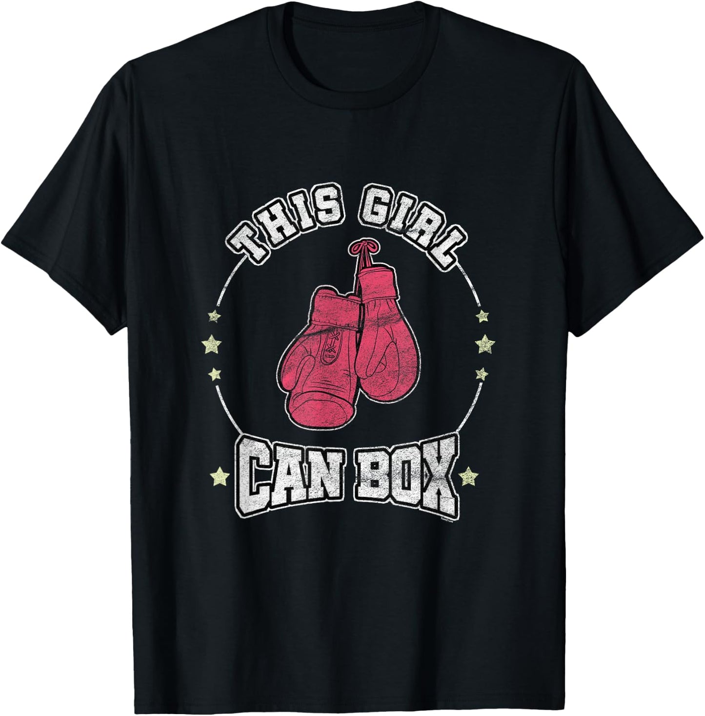 This Girl Can Box Cool Women Boxer Boxing T-Shirt - T-Shirt | Black