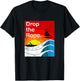 Drop the Rope Wakesurfing Wakesurf Vintage Wake Surf T-Shirt - T-Shirt | Black
