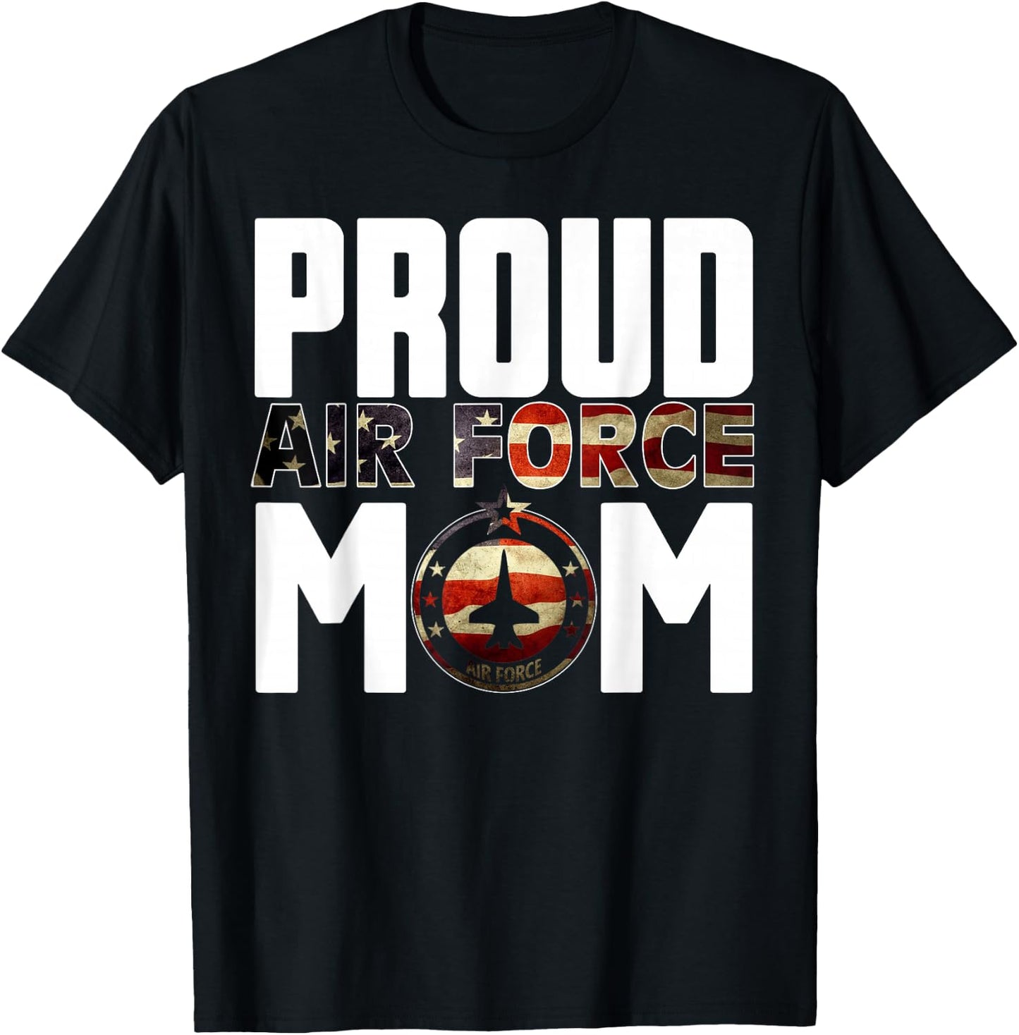 New Proud air force mom Gifts T-Shirt - T-Shirt | Black