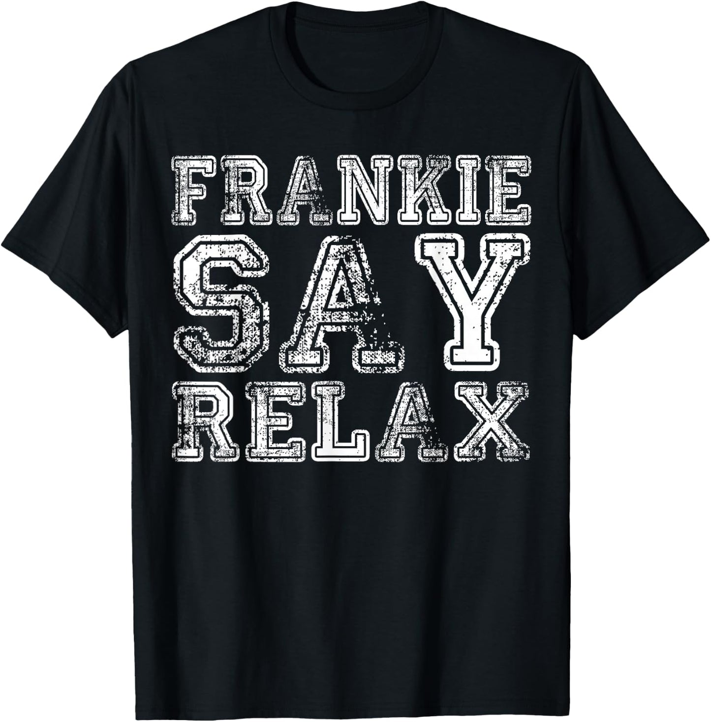 Frankie Vintage Hollywood 80s Music Funny T-Shirt - T-Shirt | Black