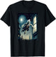 Jacob Marley The Ghost Flying Out The Window T-Shirt - T-Shirt | Black