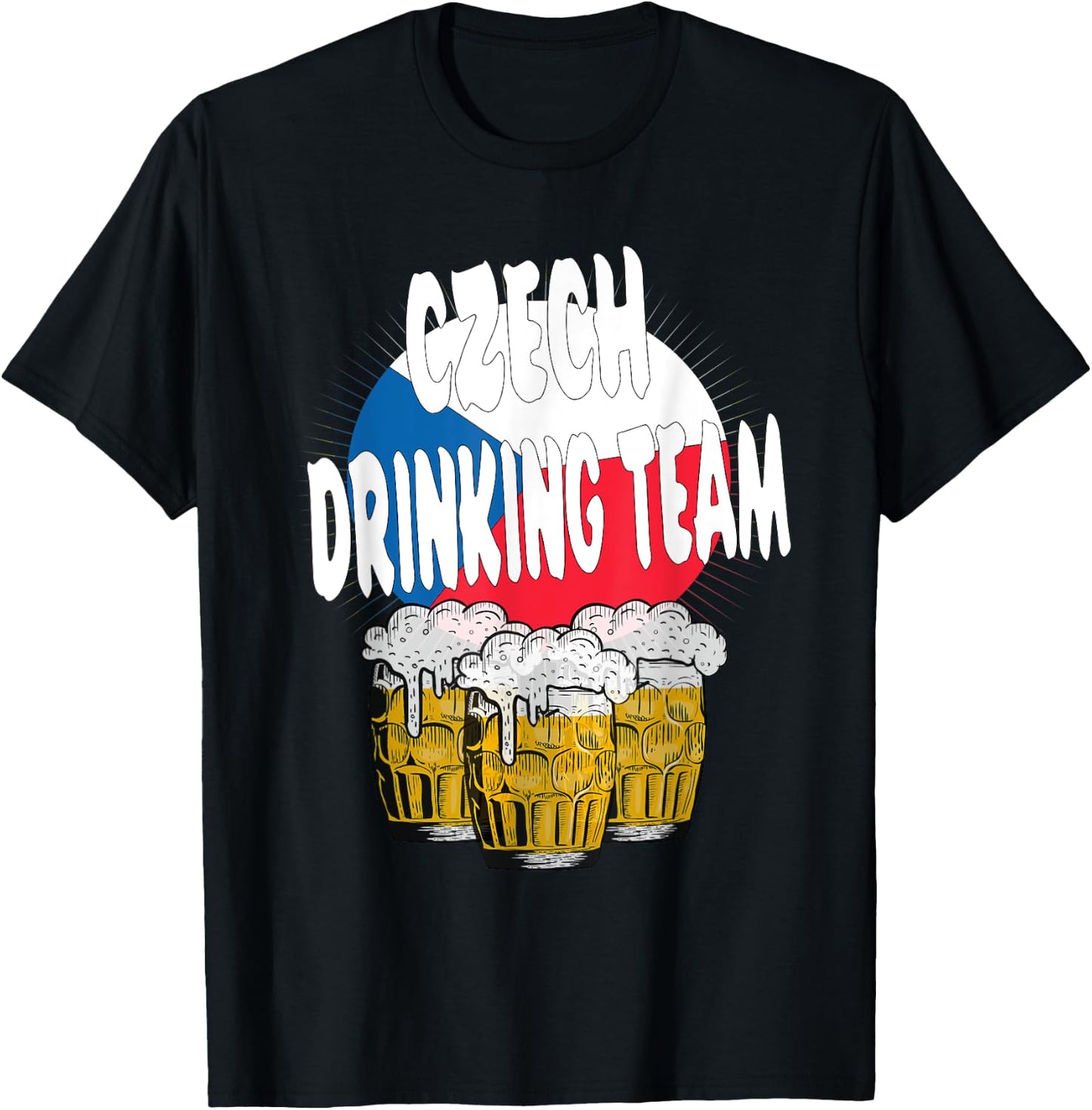 Czech drinking team T-Shirt - T-Shirt | Black