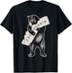 California Love Art-Retro Cali Bear Hug California T-Shirt - T-Shirt | Black
