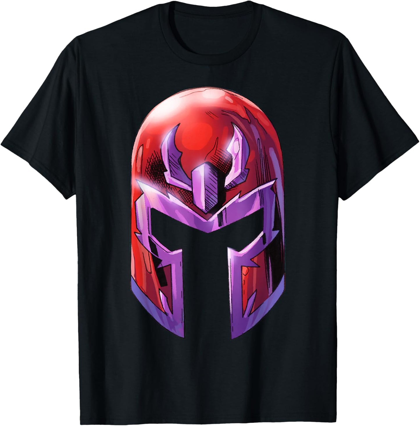 Marvel X-Men Magneto Super Epic Big Helmet Graphic T-Shirt - T-Shirt | Black
