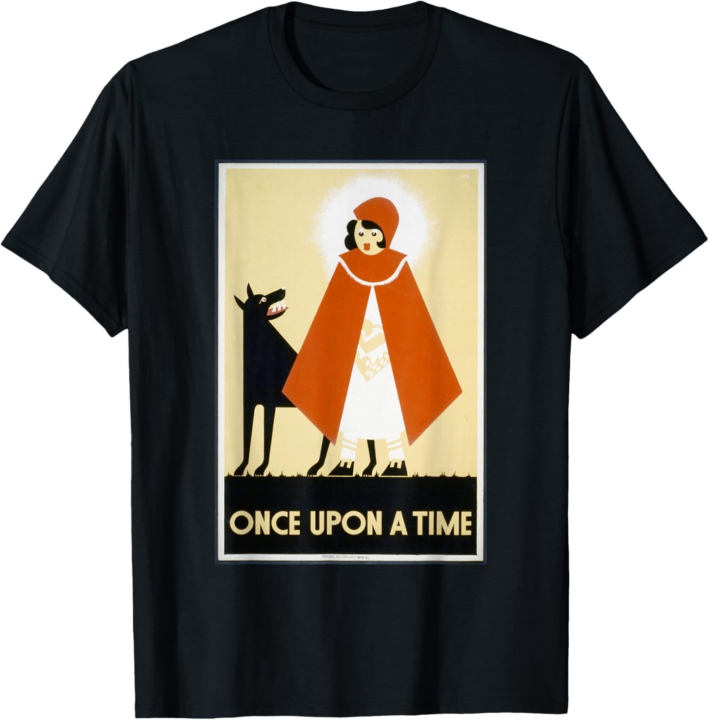 Little Red Riding Hood T-Shirt - T-Shirt | Black