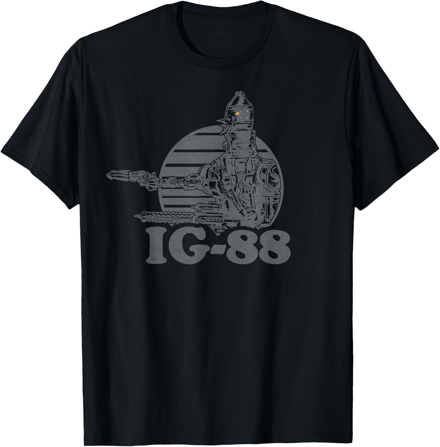Star Wars IG-88 Bounty Hunter Badge Graphic C1 T-Shirt - T-Shirt | Black