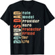 Step Dad Shirt Gift Best Bonus Dad Ever For Stepdad T-Shirt - T-Shirt | Black