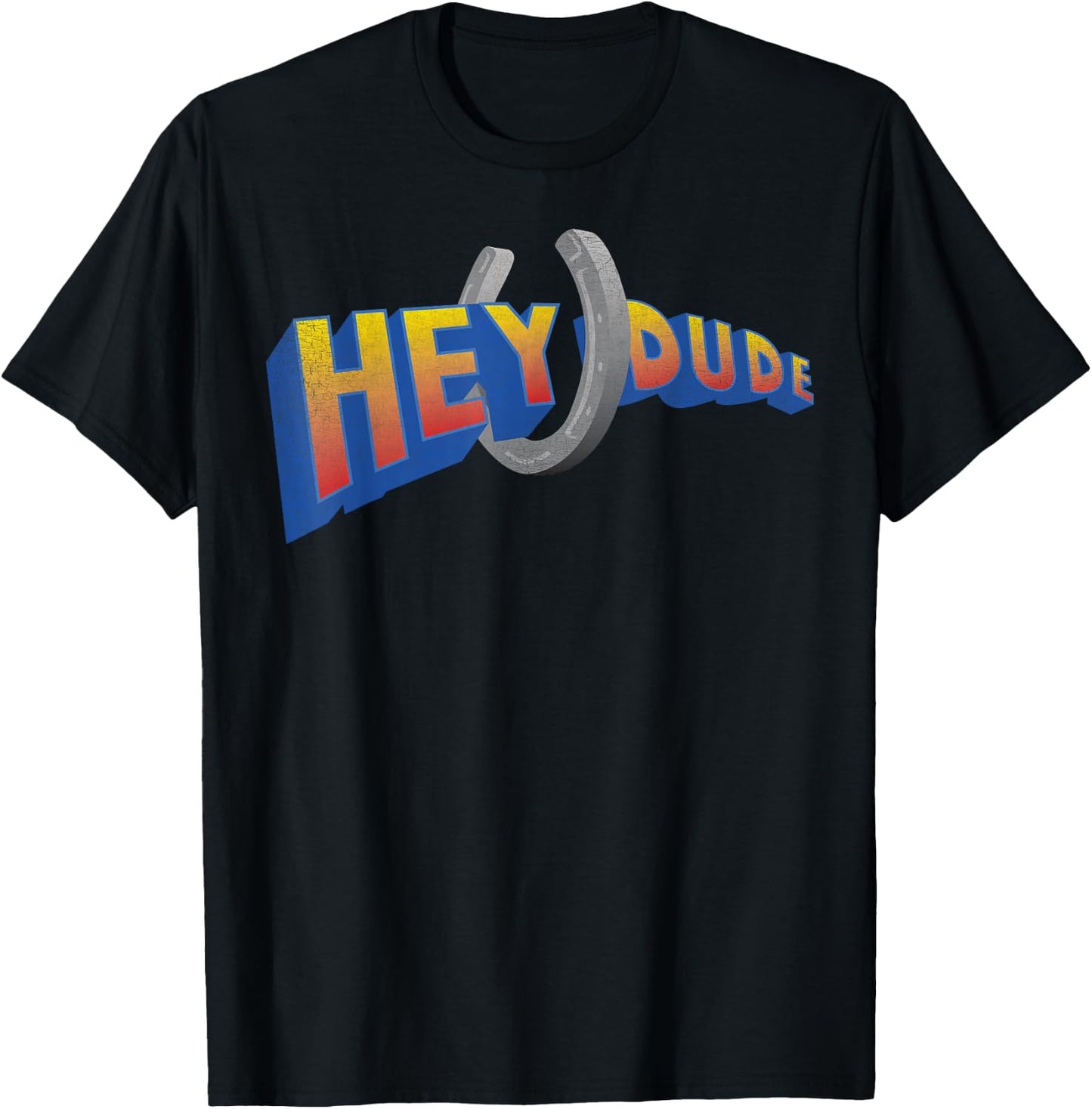 Nickelodeon Hey Dude TV Show Logo T-Shirt - T-Shirt | Black