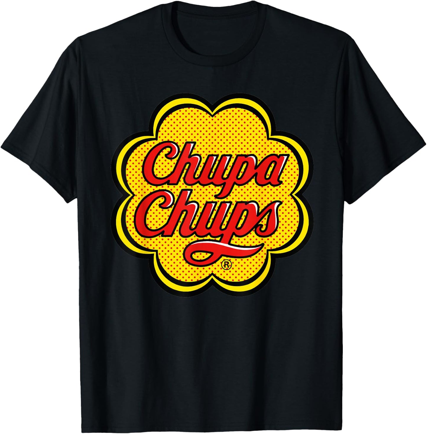 Chupa Chups Pop Logo T-Shirt - T-Shirt | Black