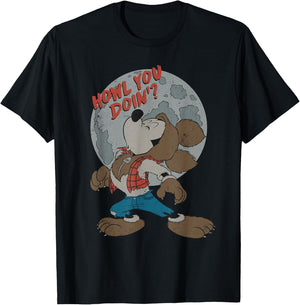Disney Mickey Mouse Werewolf Howl You Doin' T-Shirt - T-Shirt | Black