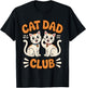 Retro Cad Dad Club Fathers Daddy from Wife Kids T-Shirt - T-Shirt | Black