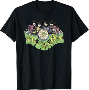The Beatles - Lonely Hearts Club 2 T-Shirt - T-Shirt | Black