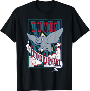 Dumbo - The Flying Elephant T-Shirt - T-Shirt | Black