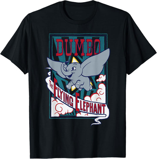 Dumbo - The Flying Elephant T-Shirt - T-Shirt | Black