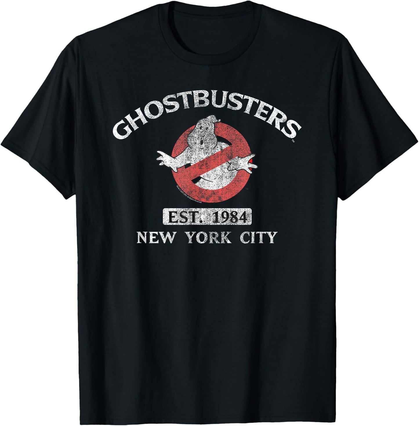 Ghostbusters Est. 1984 New York City Retro Movie T-Shirt - T-Shirt | Black