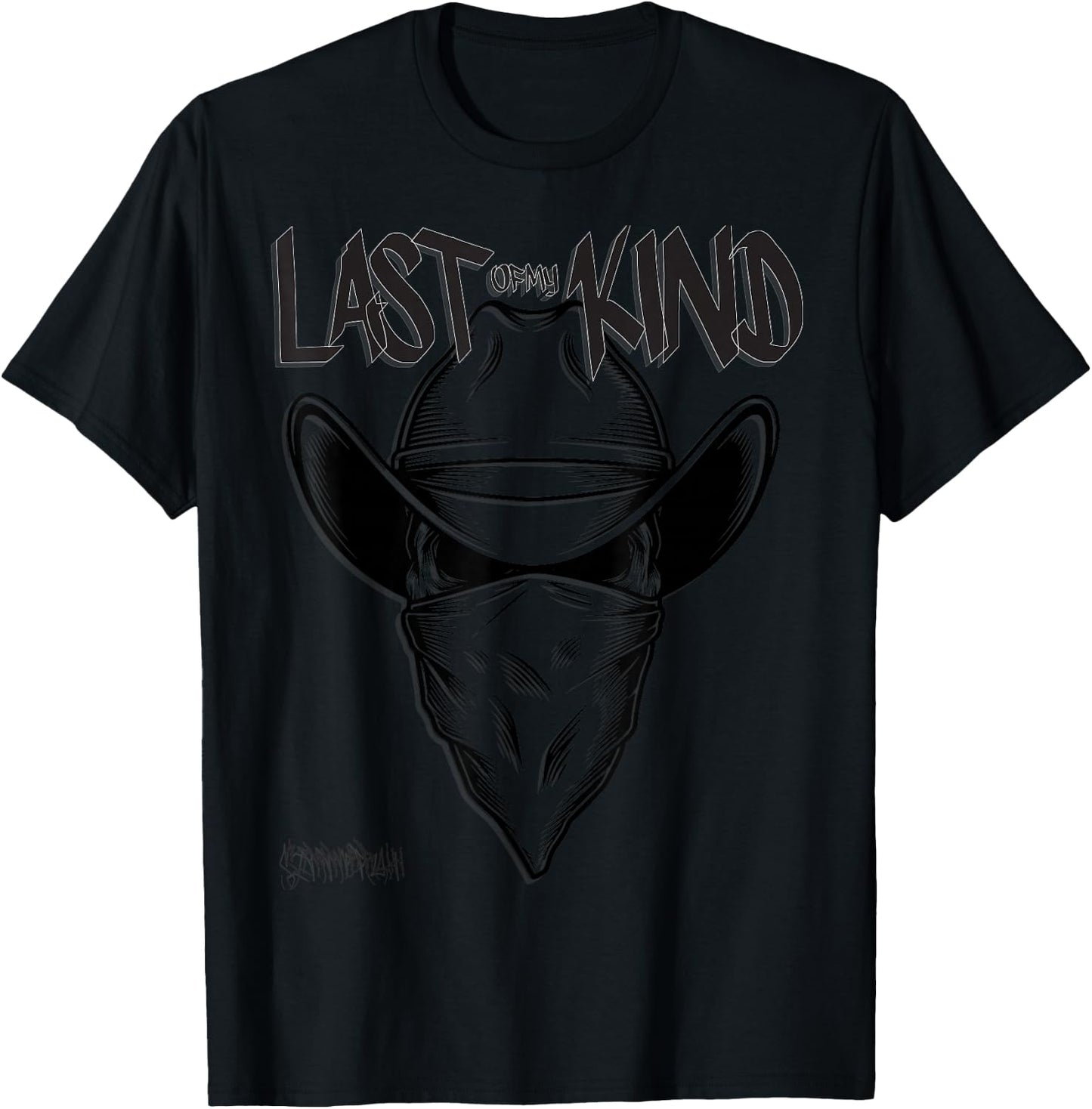 Cowboy Skull Last of my Kind T-Shirt - T-Shirt | Black