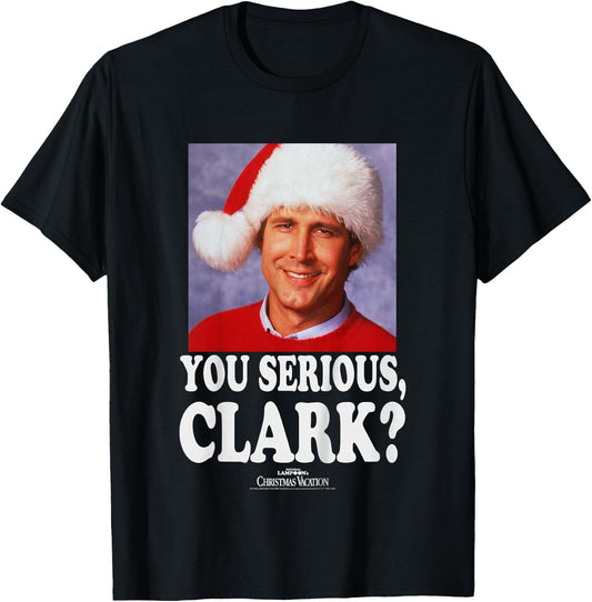 Kids National Lampoon's Christmas Vacation Clark Photo T-Shirt - T-Shirt | Black