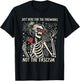 Funny Skeleton Just Here for The Fireworks Not The Fascism T-Shirt - T-Shirt | Black