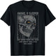 Awake O Sleeper Arise from The Dead Eph 5:14 Skull T-Shirt - T-Shirt | Black