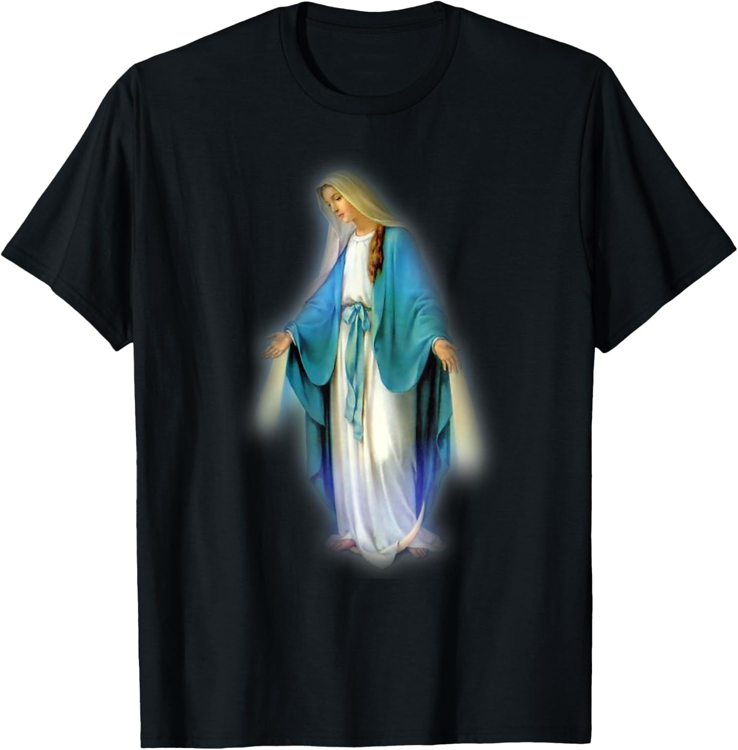 Mary, Blessed Mother Catholic T-Shirt - T-Shirt | Black