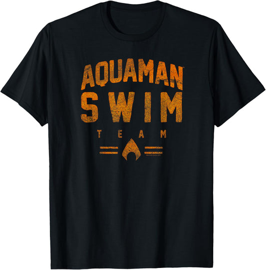 Aquaman Swim Team T-Shirt - T-Shirt | Black