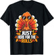 Just Here For The Rolls Thanksgiving Dinner Kids Picky Eater T-Shirt - T-Shirt | Black