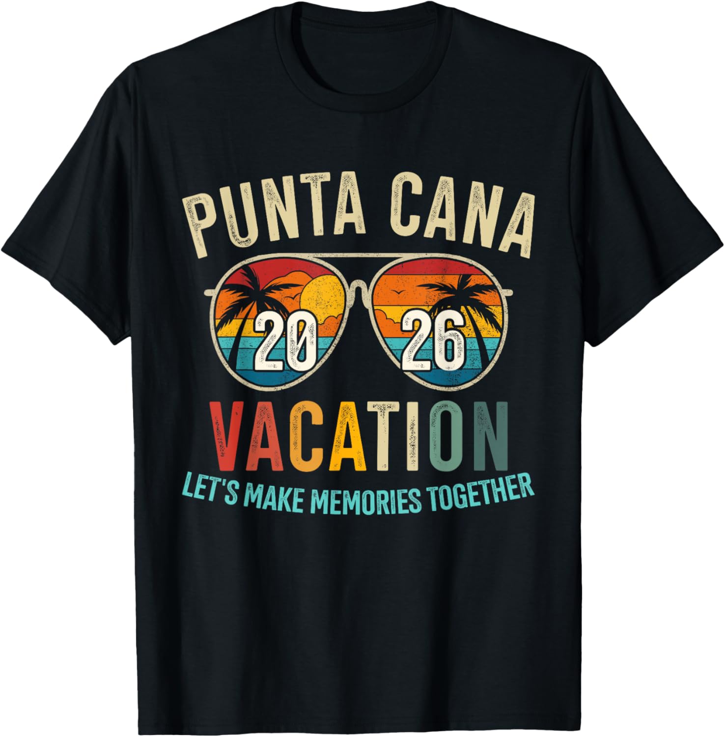 Punta Cana 2026 Vacation T-Shirt - T-Shirt | Black