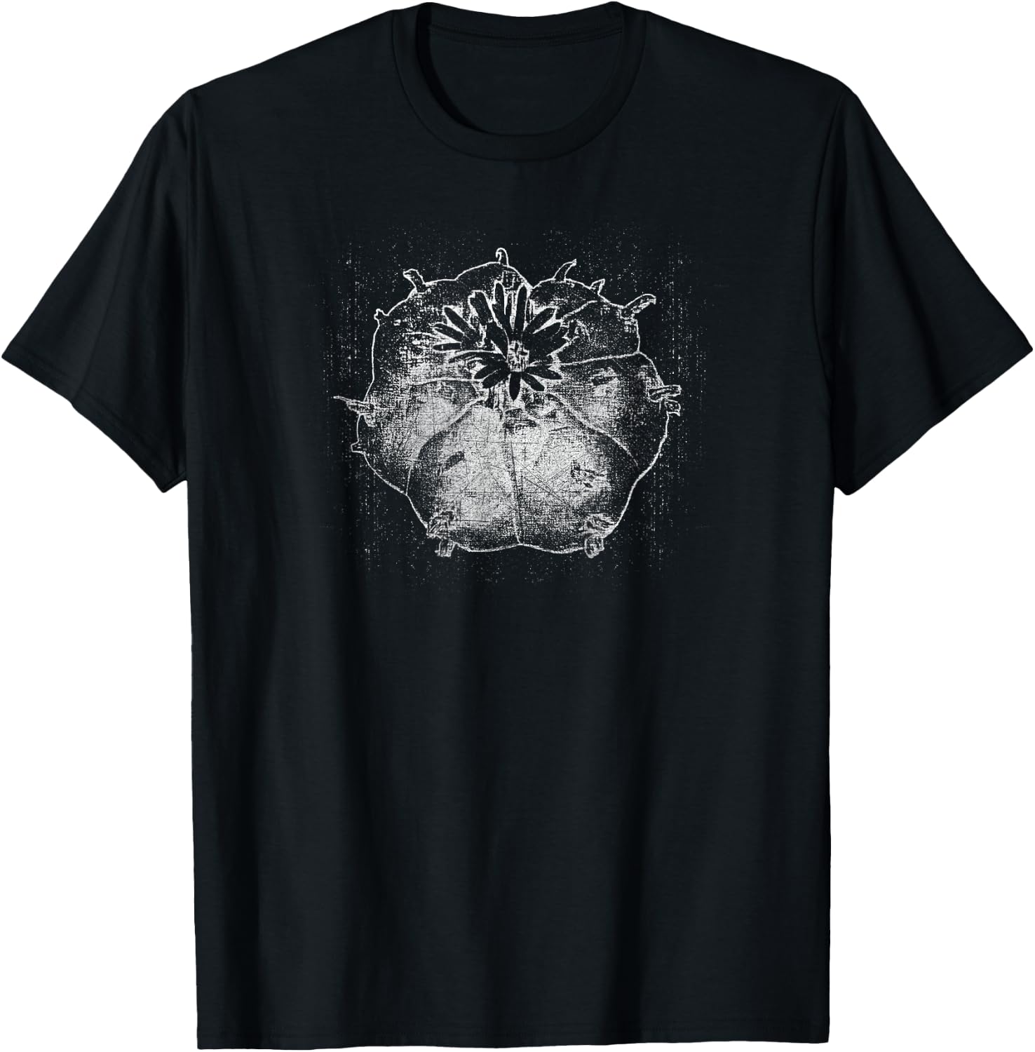 Peyote Shirt Botanist Sketch Art T-Shirt - T-Shirt | Black