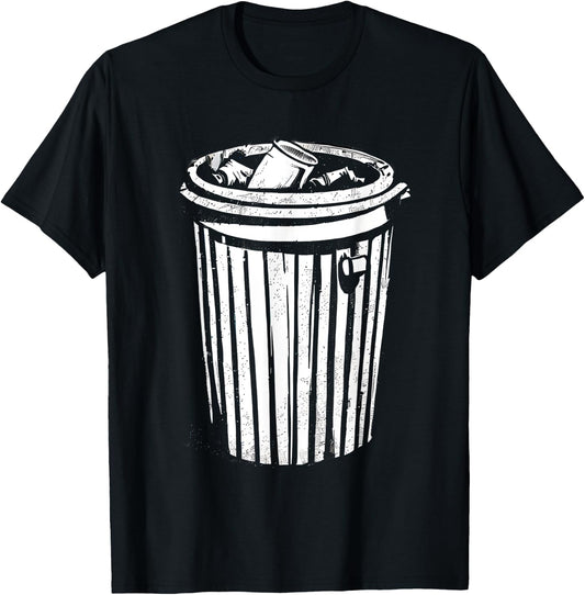 Trash Can Halloween Costume Garbage Can Trashcan Costume T-Shirt - T-Shirt | Black