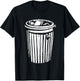 Trash Can Halloween Costume Garbage Can Trashcan Costume T-Shirt - T-Shirt | Black