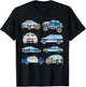 Police Vehicles for Kids Men Women Cop Cars Boys Toddler T-Shirt - T-Shirt | Black