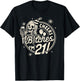21st Birthday 21 Years Old Birthday Cheers Btches I'm 21 T-Shirt - T-Shirt | Black