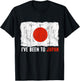 I've Been to Japan Travel Vacation T-Shirt - T-Shirt | Black