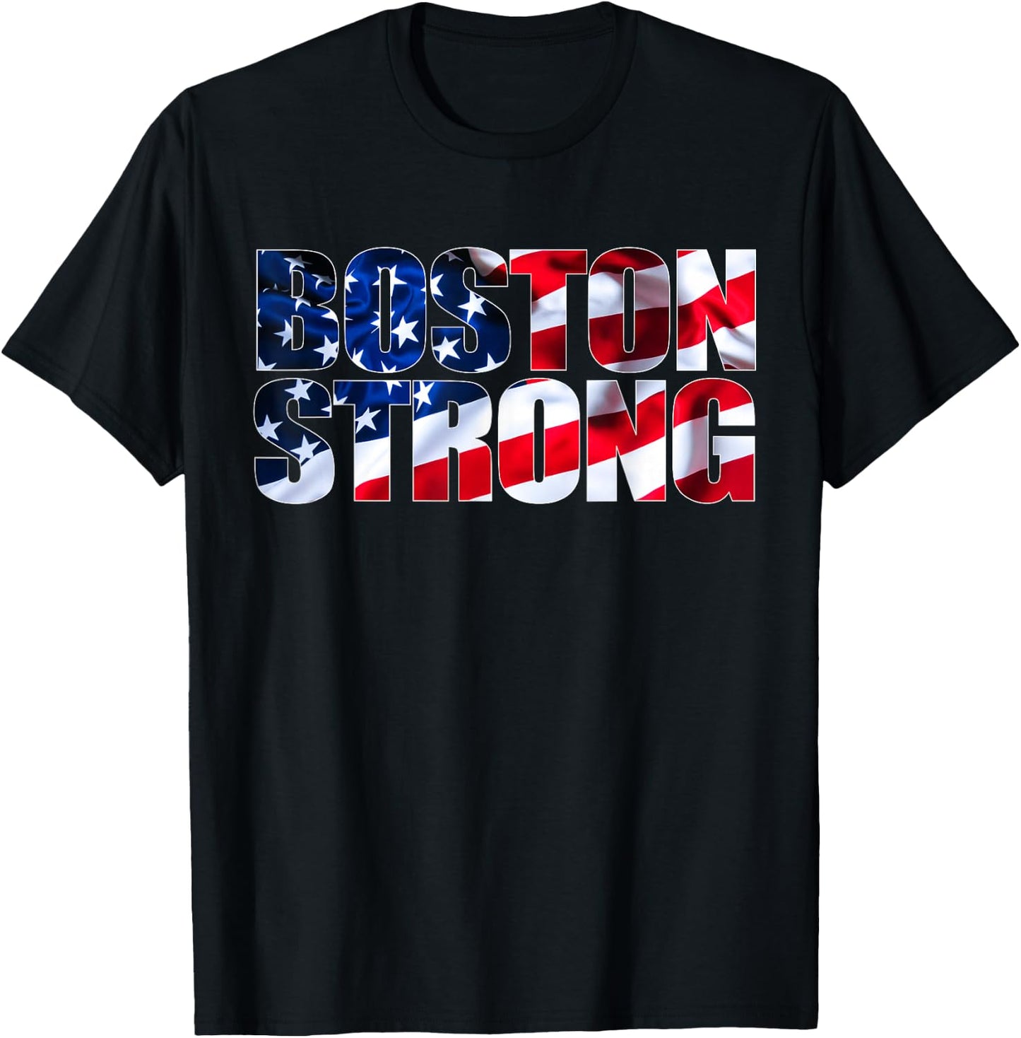 Boston Strong - USA T-Shirt - T-Shirt | Black