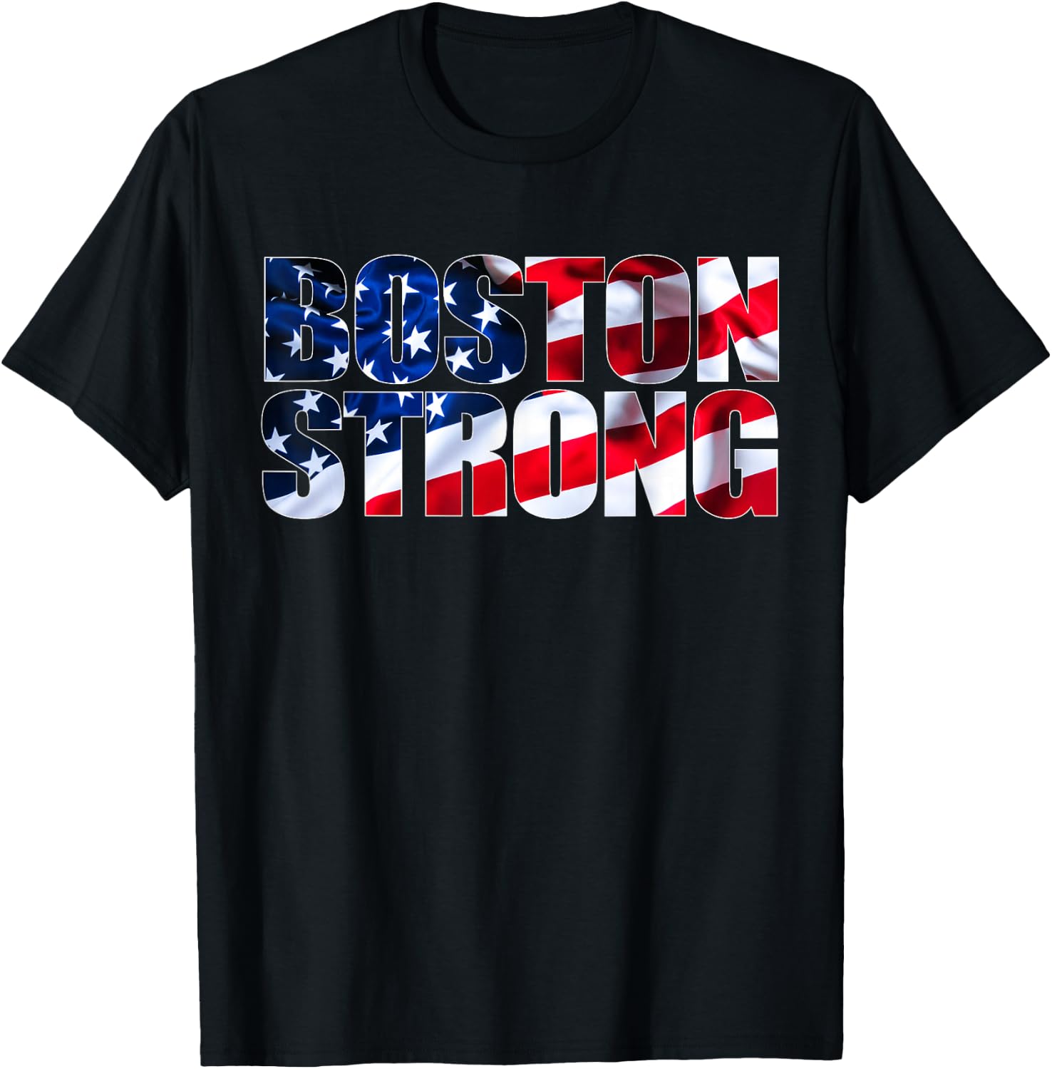 Boston Strong - USA T-Shirt - T-Shirt | Black