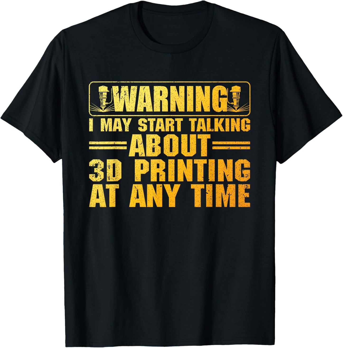 Funny 3D Printer Art Women 3D Printing Worker Lover T-Shirt - T-Shirt | Black