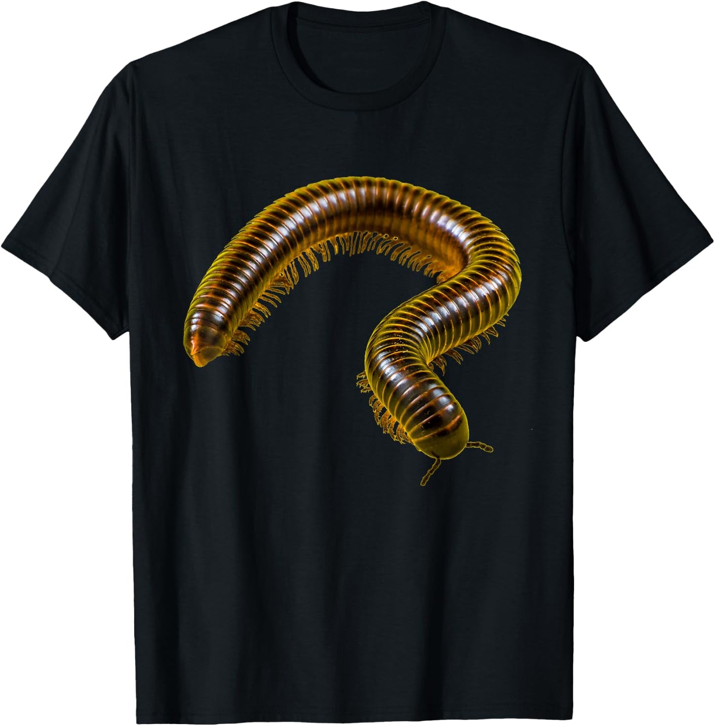 Pet Millipede Insect Bug Giant Millipede T-Shirt - T-Shirt | Black